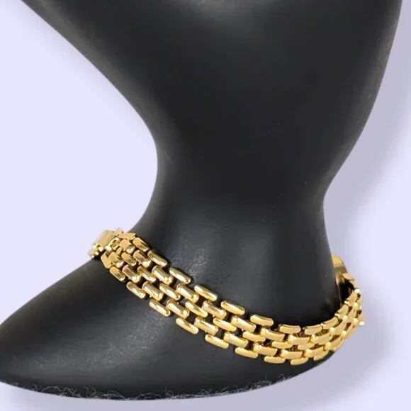 Vintage Rhinestone Accent Tennis Bracelet - Picture 2 of 6